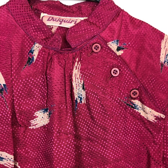 Vintage Daiquiri High Neck Modi Dress Sz S - Picture 6 of 15